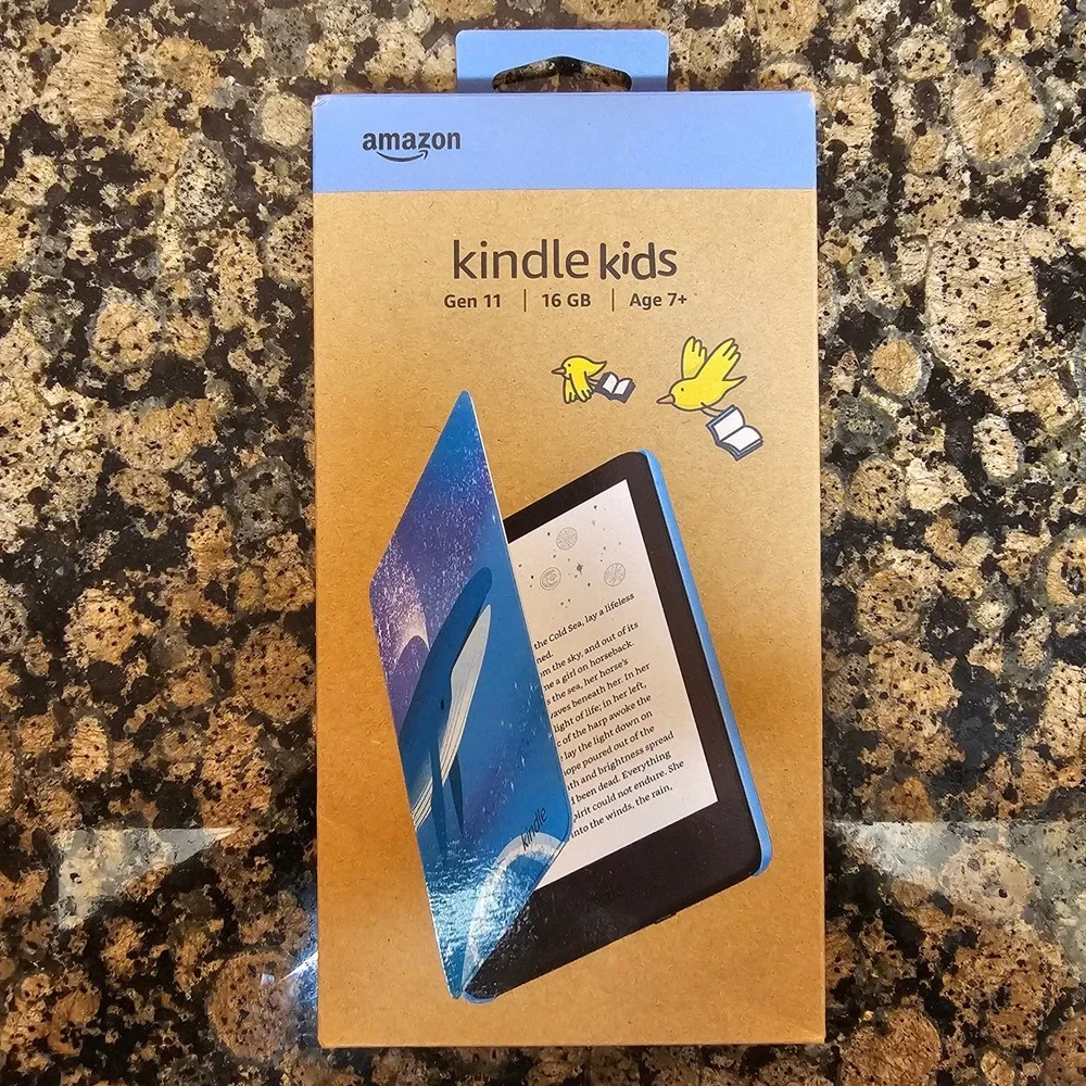 New Amazon Kindle Kids 11th Gen 2024 16GB Space Whale eReader RS23CV 6
